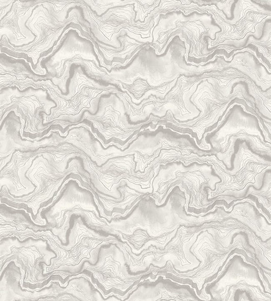 Meander Wallpaper - Gray