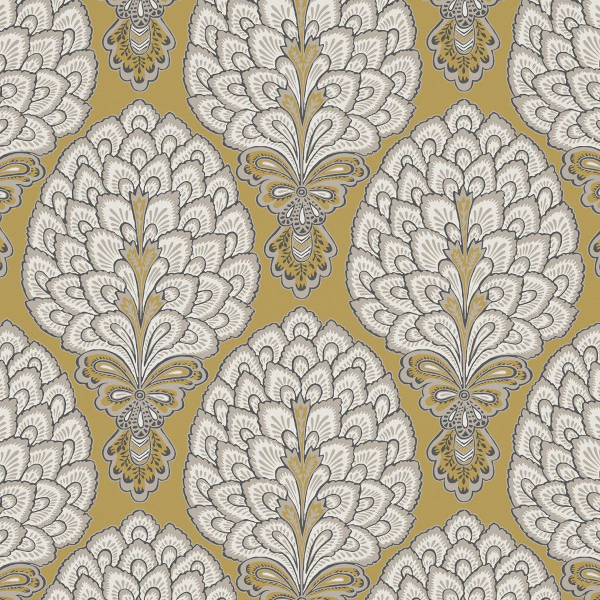 SULTAN Gold Wallpaper - Warner House