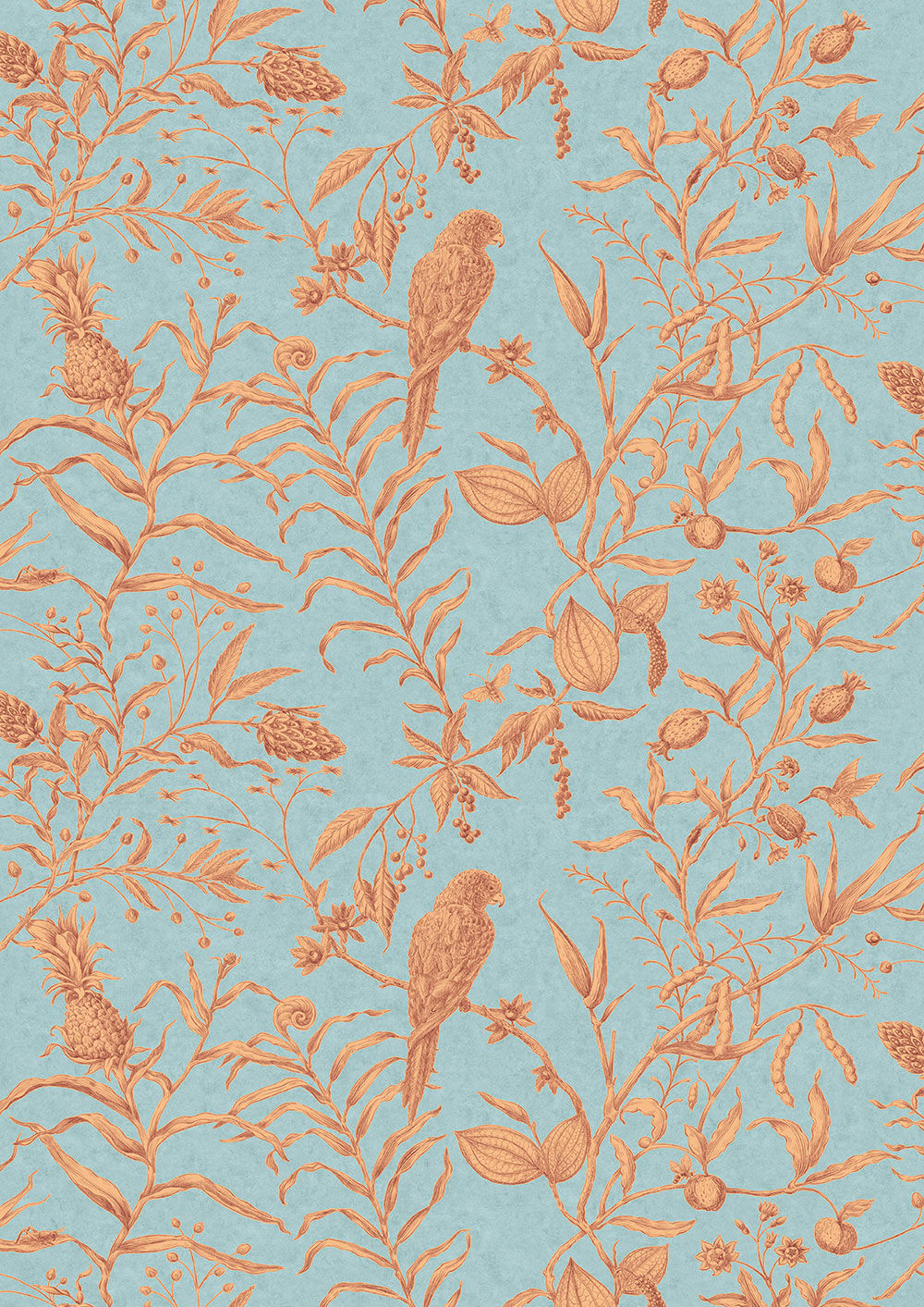 Squawk Room Wallpaper - Teal