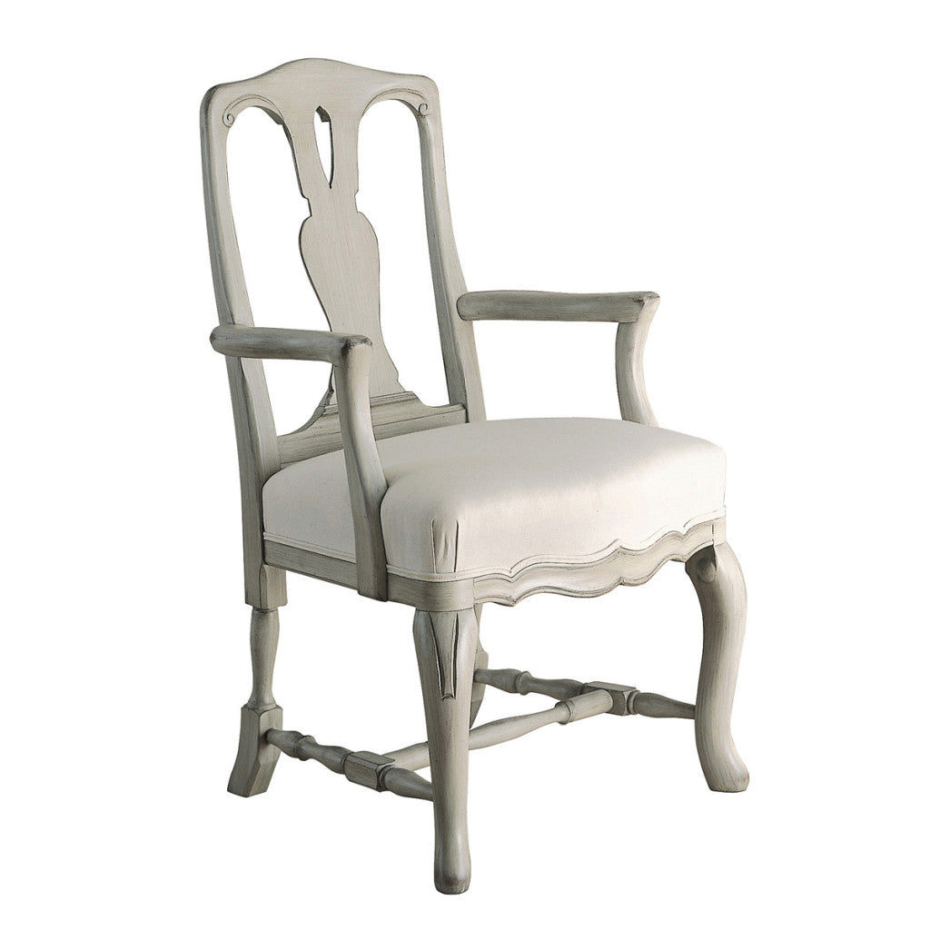 Stockholm Rococo Wooden Armchair