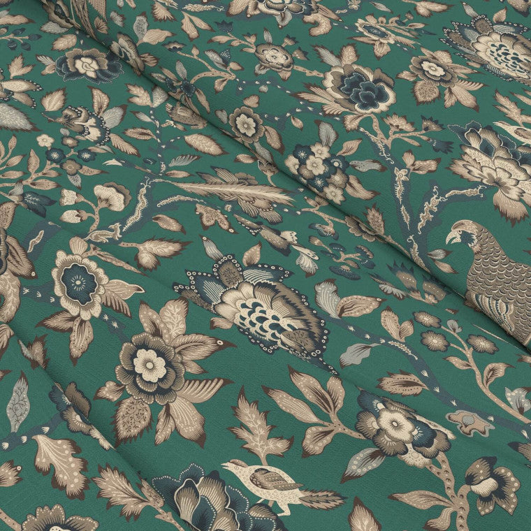 TABLEY Jade Linen Mix Fabric - Warner House