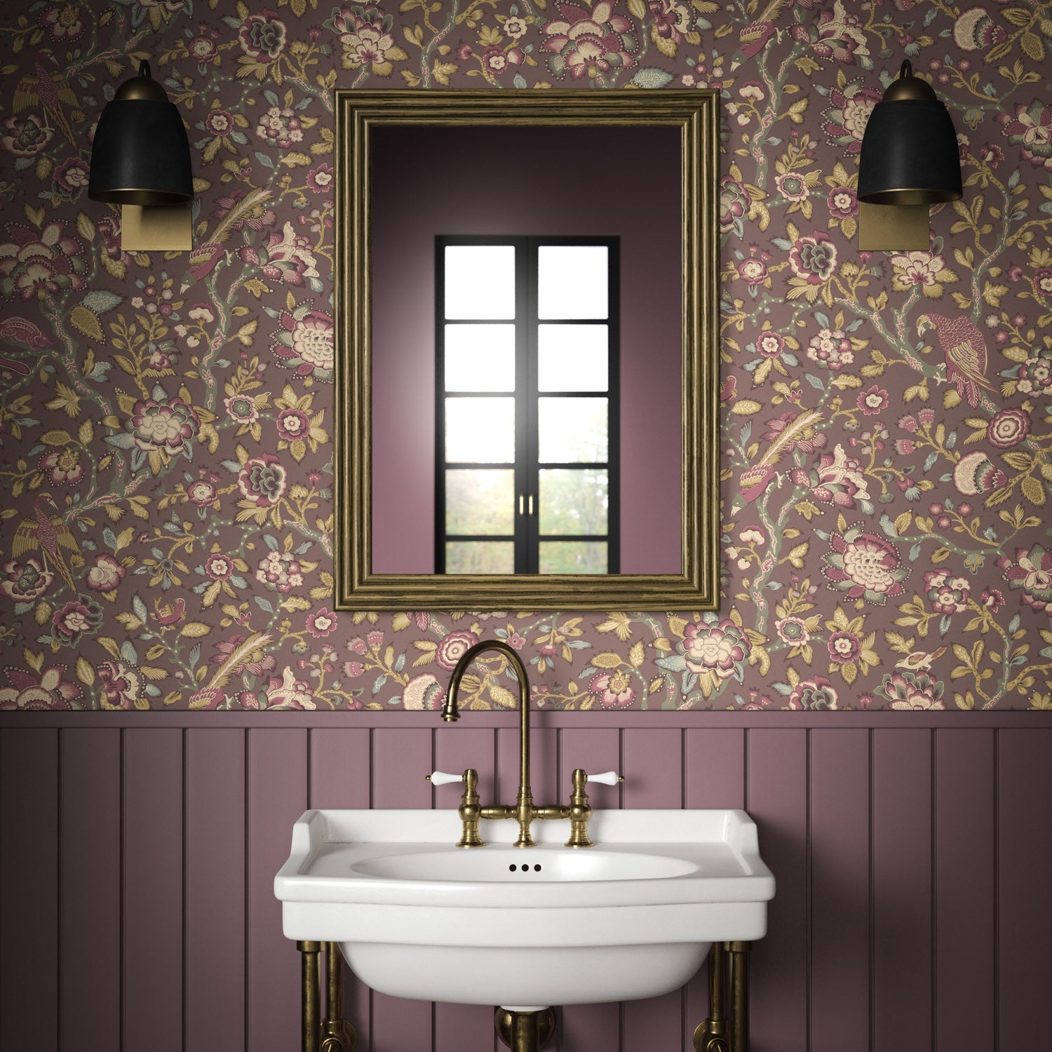TABLEY Mulberry Wallpaper - Warner House