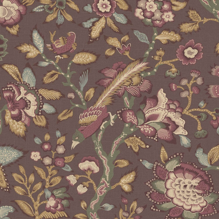 TABLEY Mulberry Linen Mix Fabric - Warner House