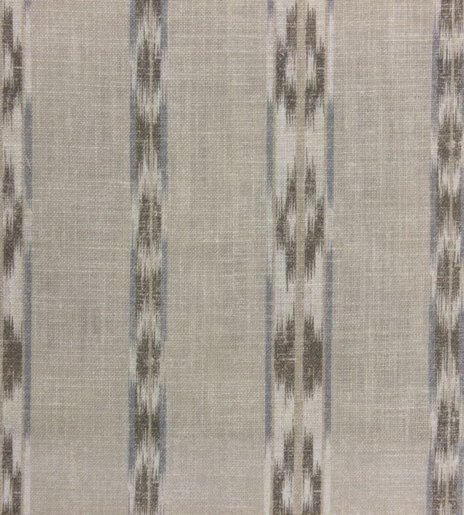 Ikat Stripe Fabric - Gray