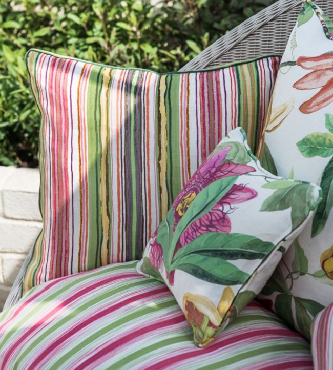 Garden Stripe Room Fabric - Multicolor