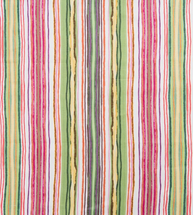 Garden Stripe Fabric - Pink