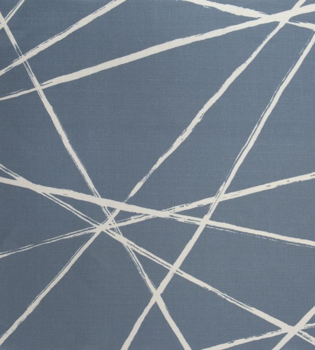 Lines Fabric - Blue