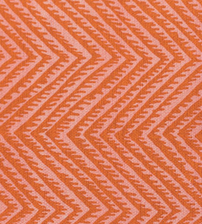 Herringbone Resist Fabric - Orange