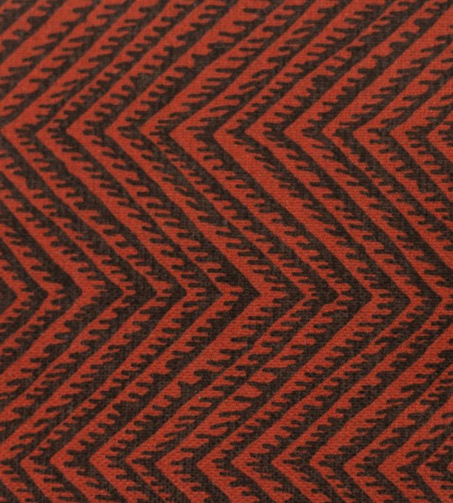 Herringbone Resist Fabric - Red