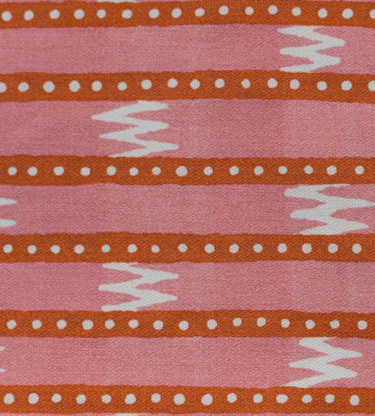 Zig Zag Grand Fabric - Pink