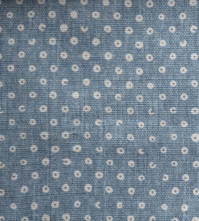 Madras Spot Fabric - Blue