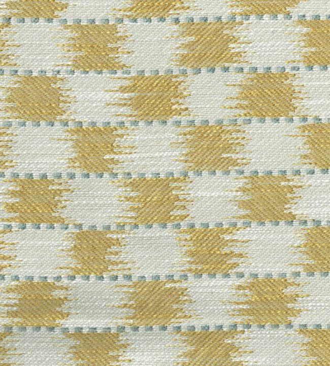 Chequers Fabric - Gold