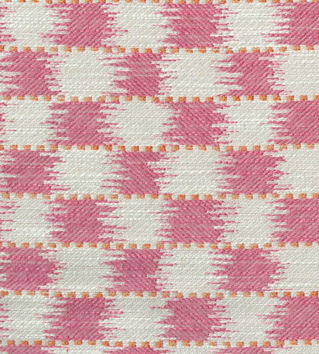 Chequers Fabric - Pink
