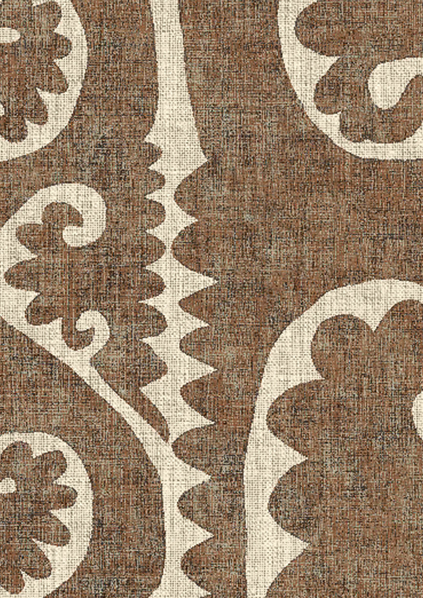 Totem Walnut Wallpaper