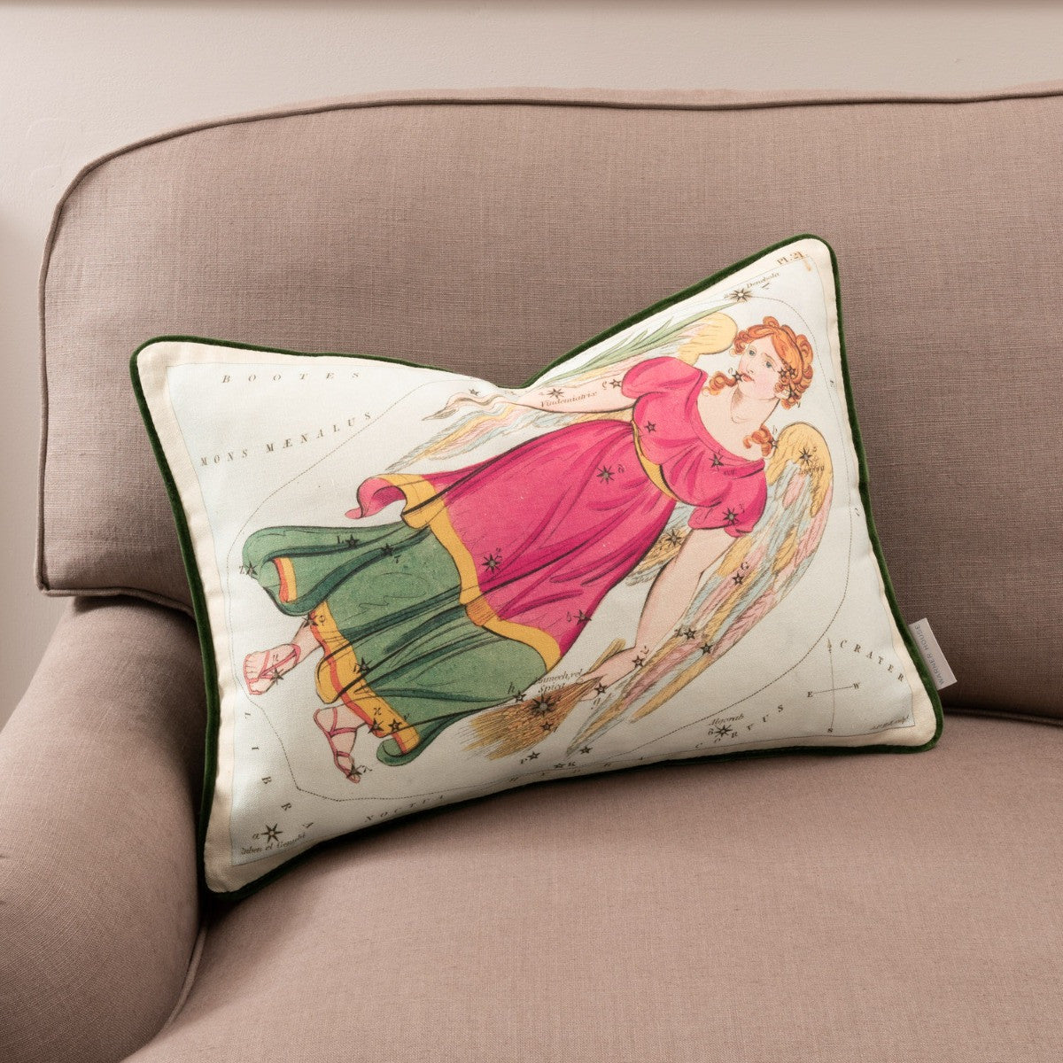 VIRGO Archive Linen Mix Cushion - Warner House