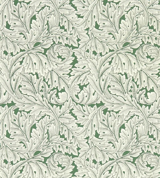 Acanthus Wallpaper - Gray - Clarke & Clarke - William Morris