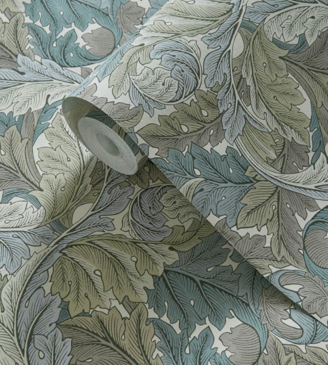 Acanthus Wallpaper - Sand - Clarke & Clarke - William Morris
