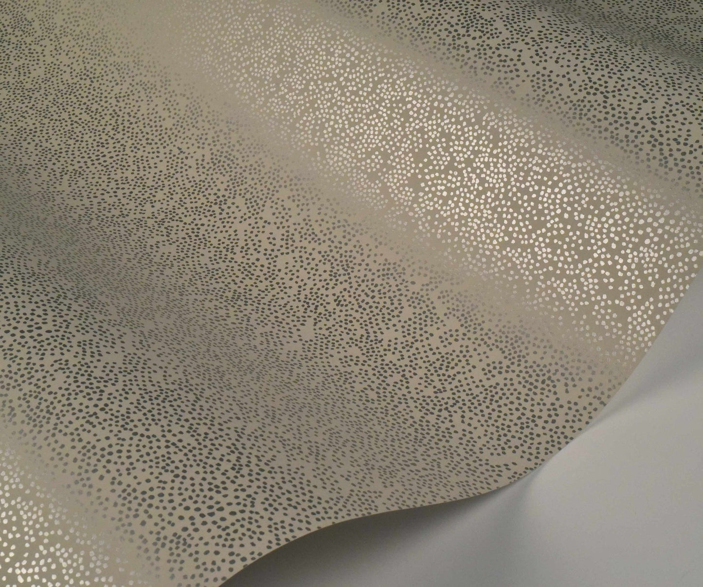 Champagne Dots Wallpaper - Gray - Rifle