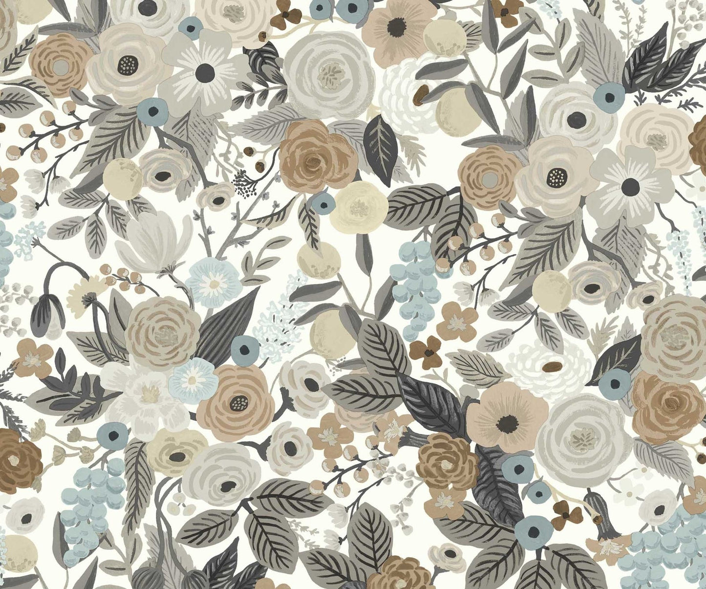 Garden Party Wallpaper - Sand - Rifle