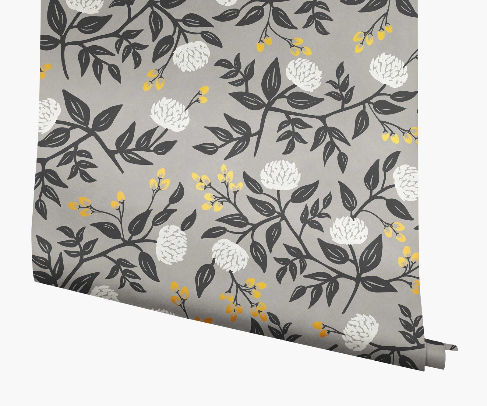 Peonies Wallpaper - Silver - Rifle