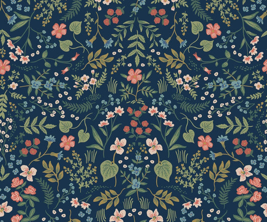 Wildwood Wallpaper - Blue - Rifle