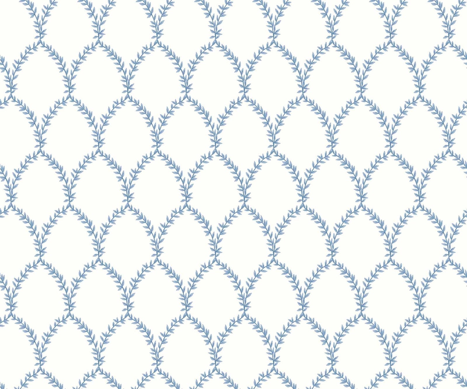Laurel Wallpaper - Blue - Rifle