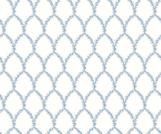 Laurel Wallpaper - Blue - Rifle