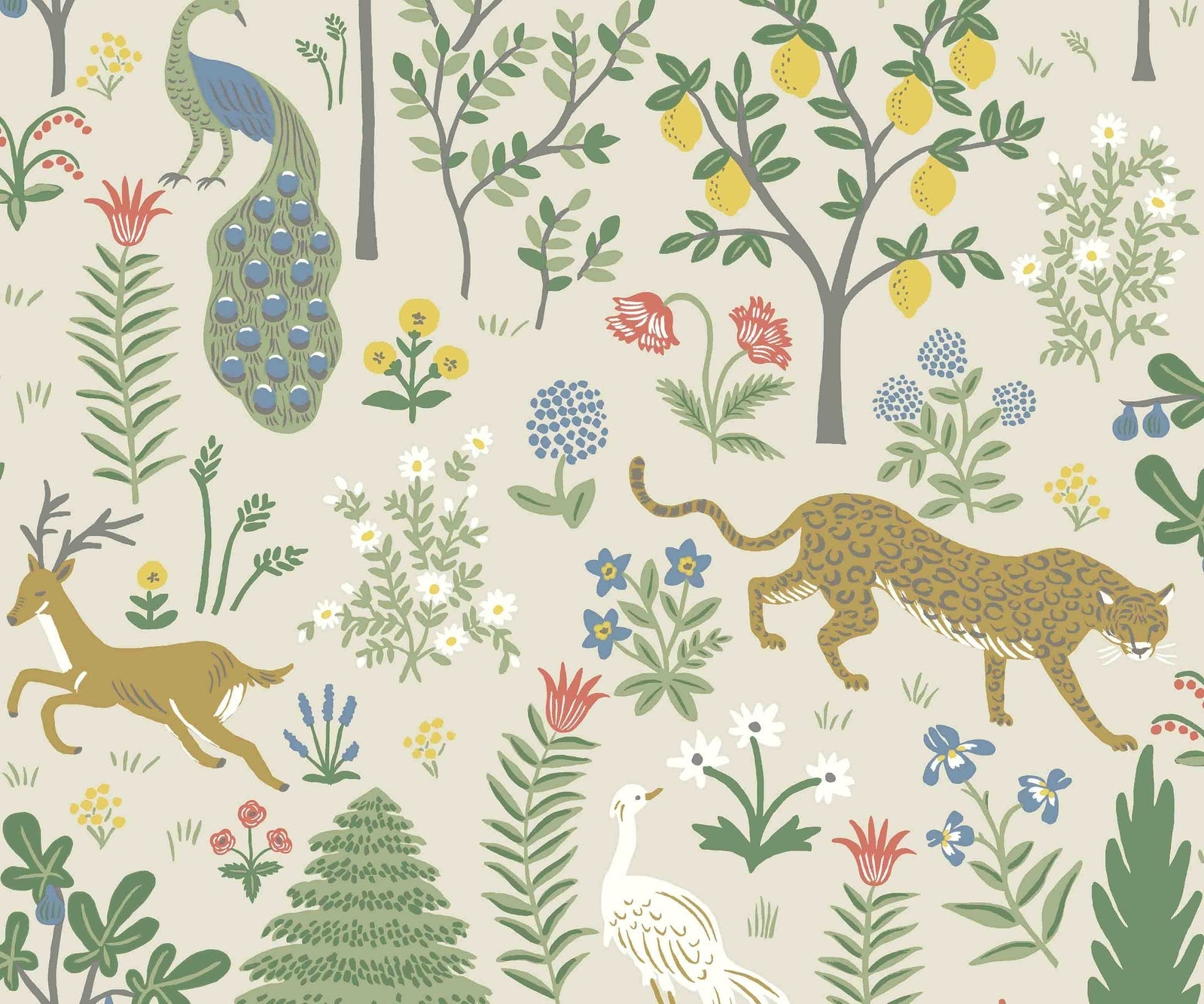 Menagerie Wallpaper - Multicolor - Rifle