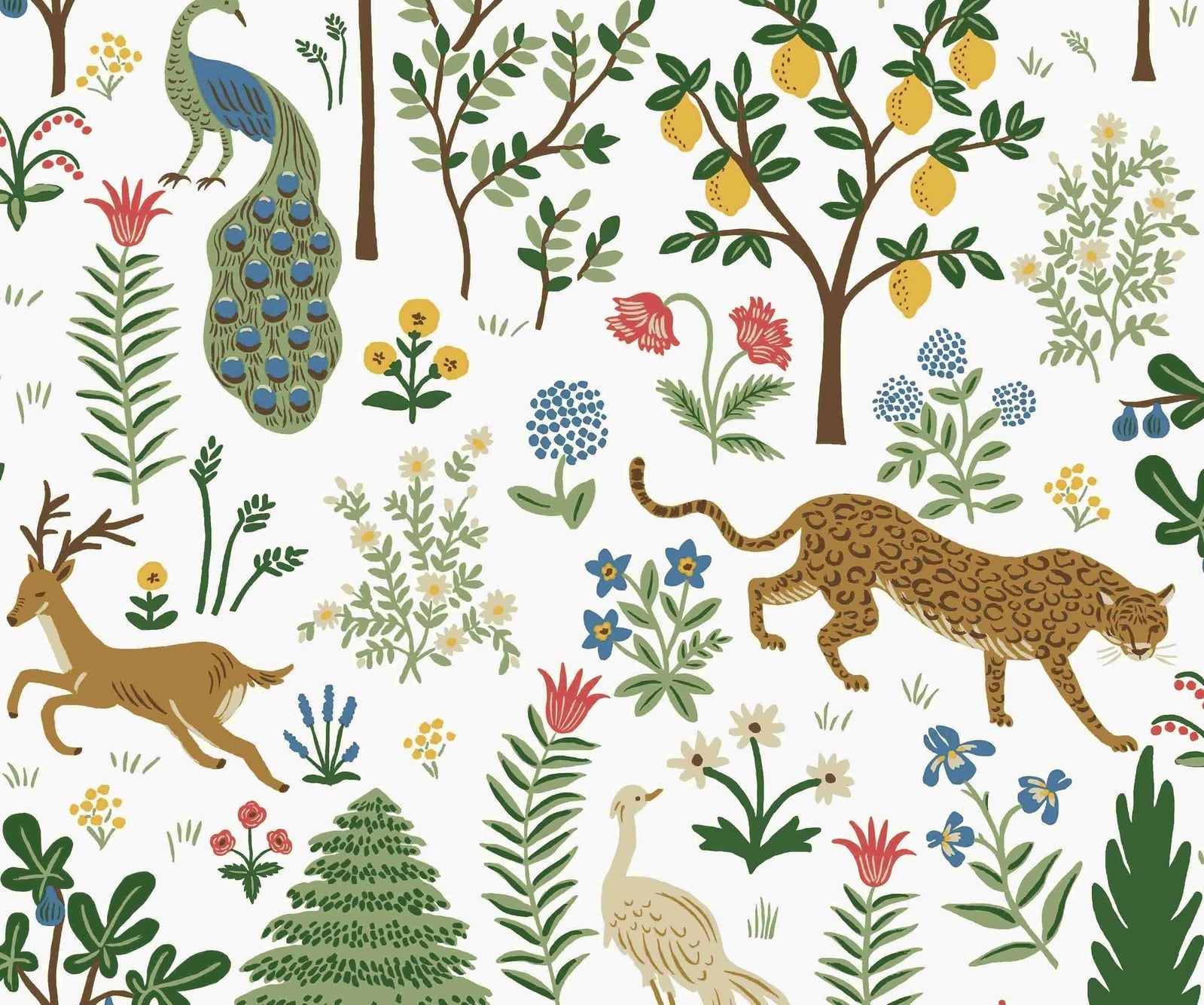 Menagerie Wallpaper - Green - Rifle