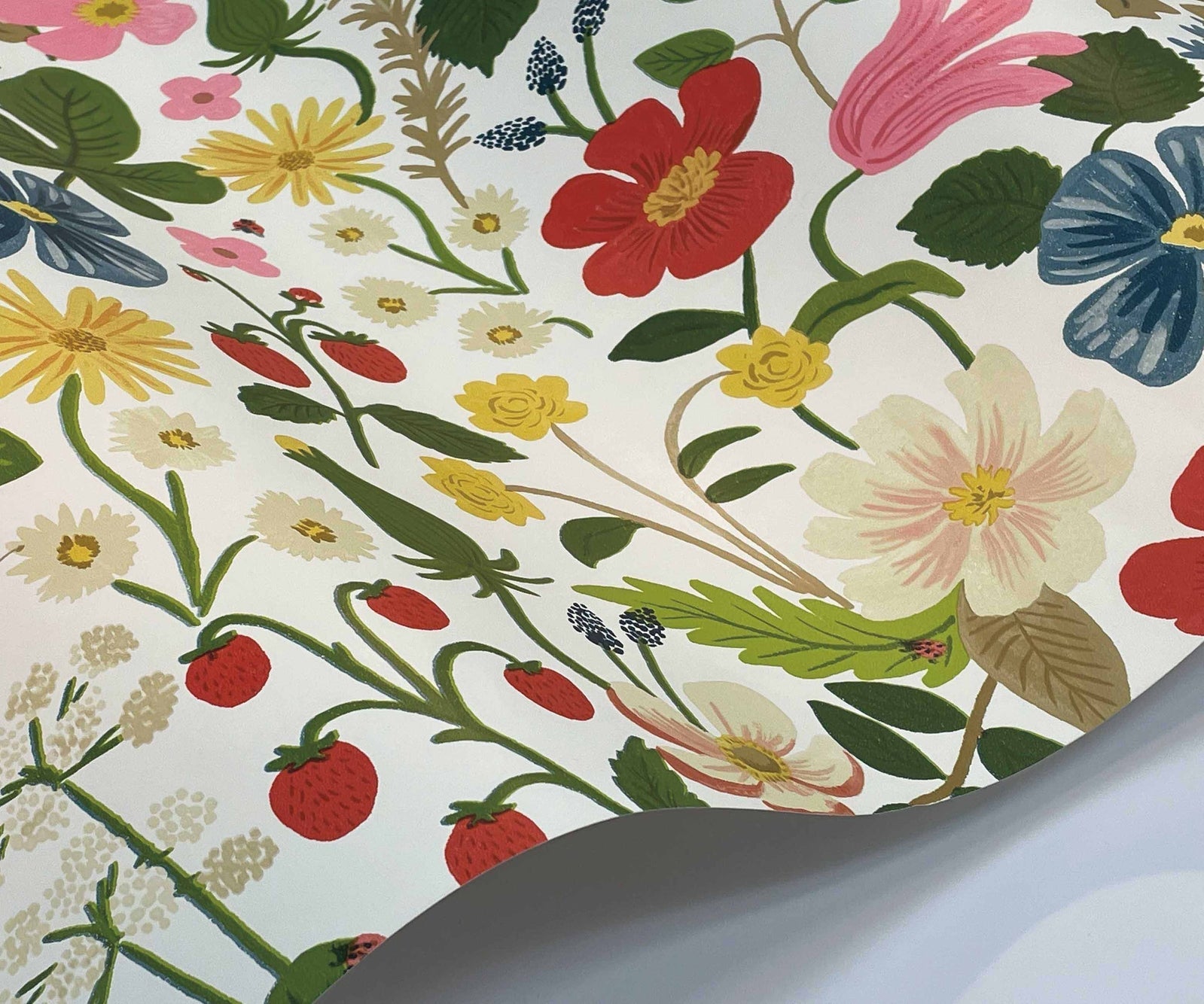 Strawberry Fields Wallpaper - Multicolor - Rifle