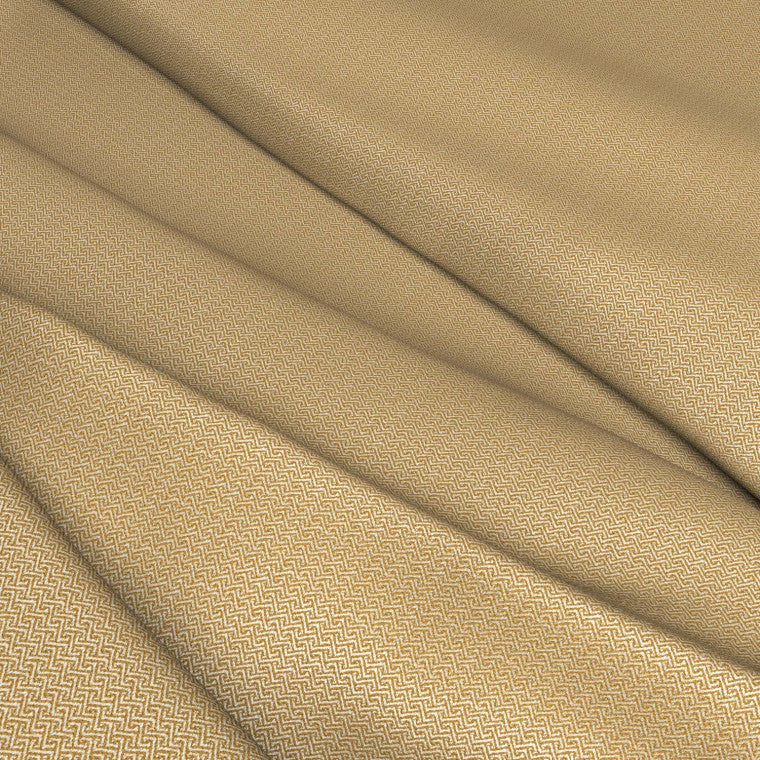 WOBURN Gold Woven Fabric - Warner House