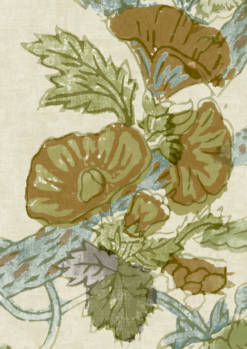 Wild Thing Wallpaper - Green - Lewis & Wood