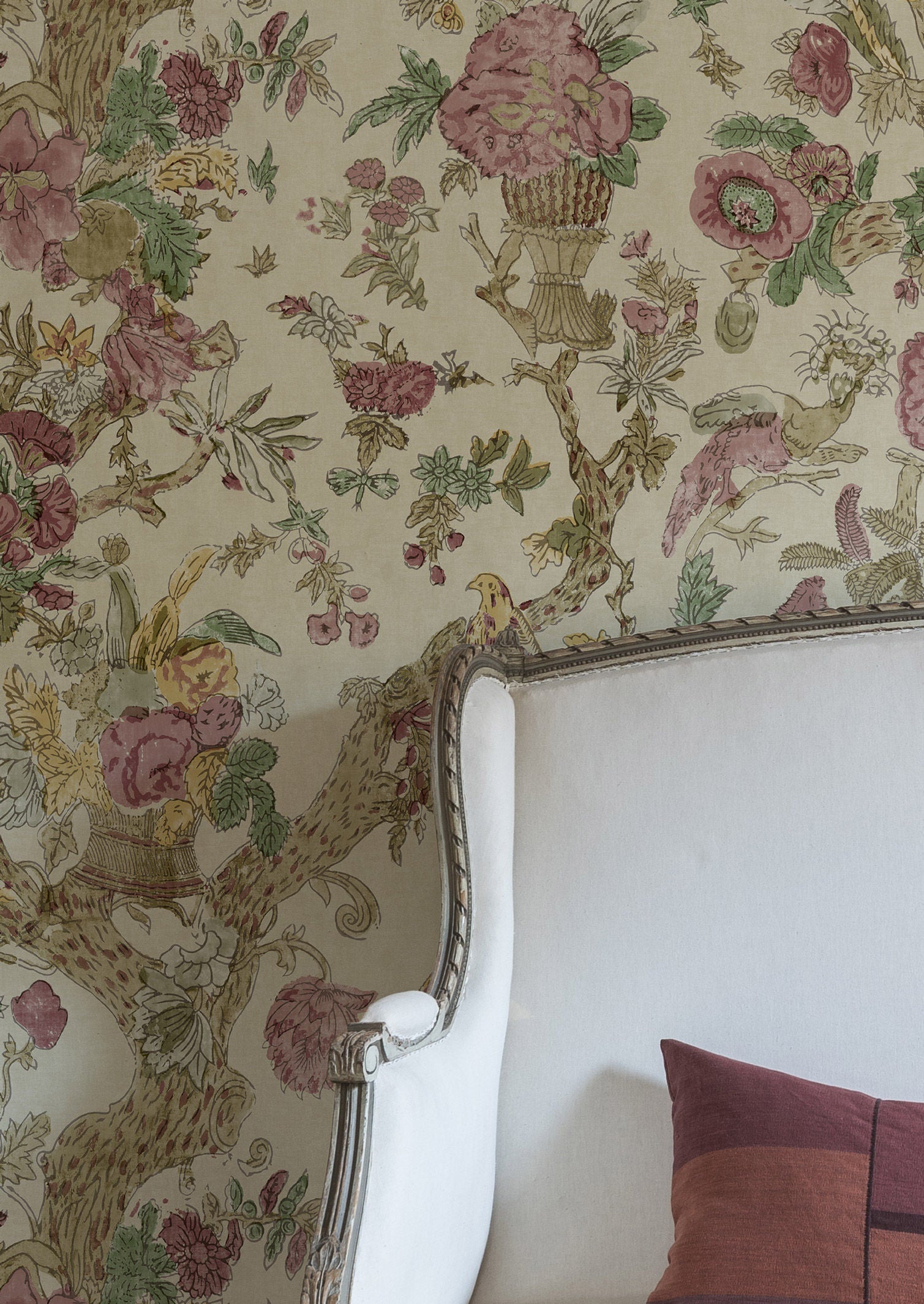 Wild Thing Wallpaper - Pink - Lewis & Wood