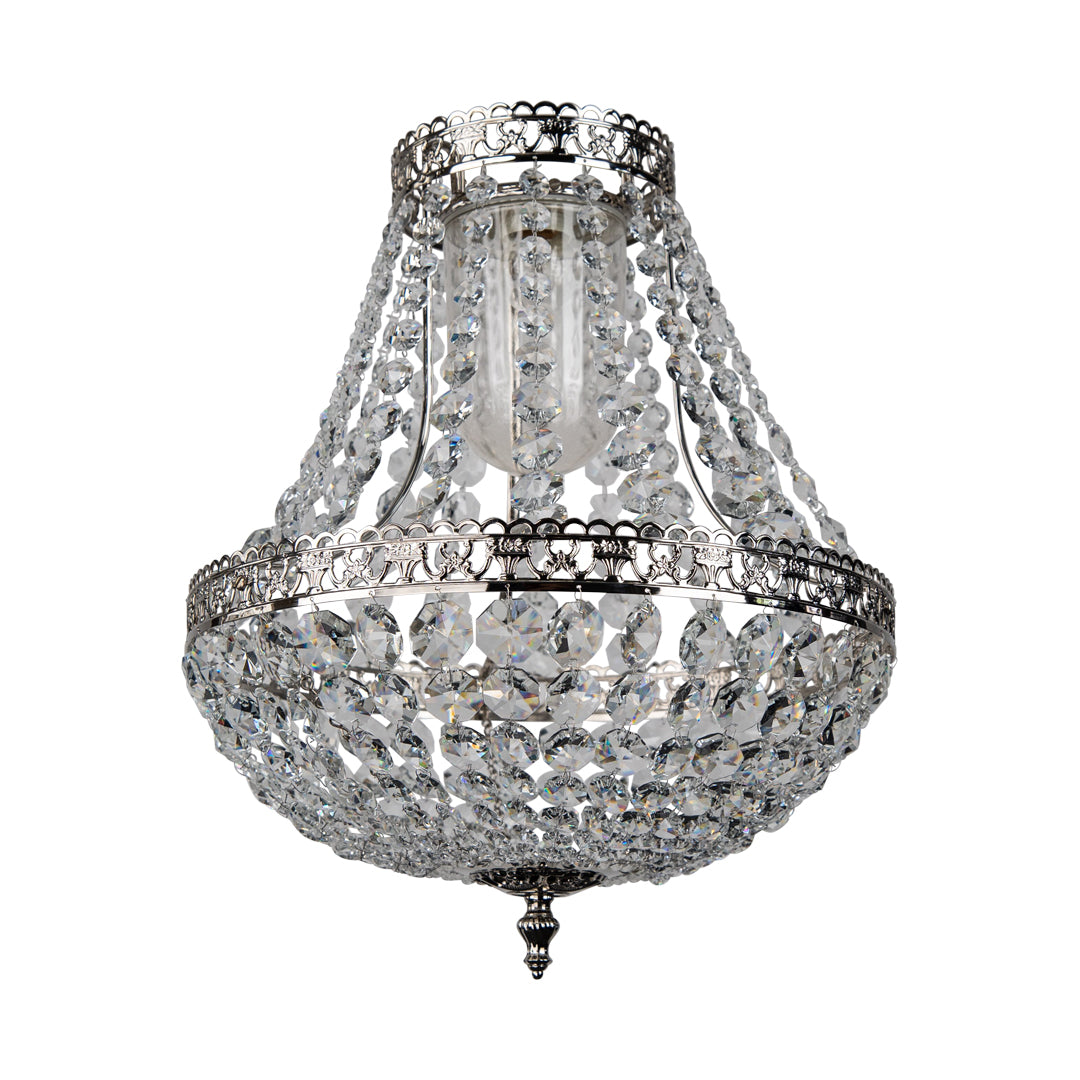 Empire style bathroom chandelier IP44 - lights off