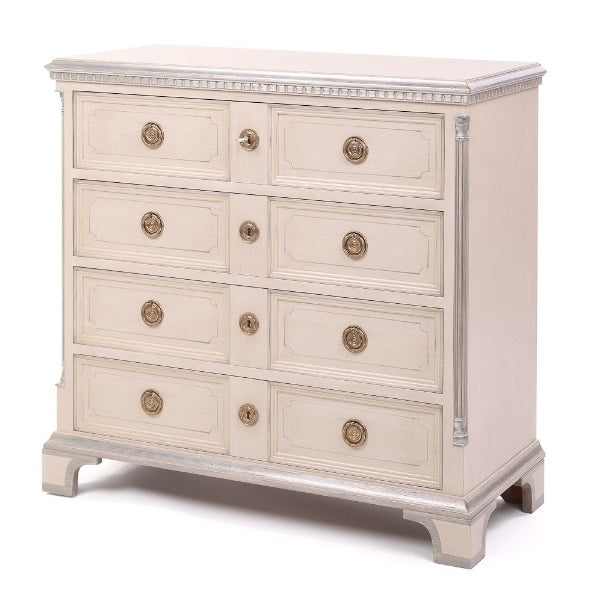 Gustavian chest of drawers - side detail