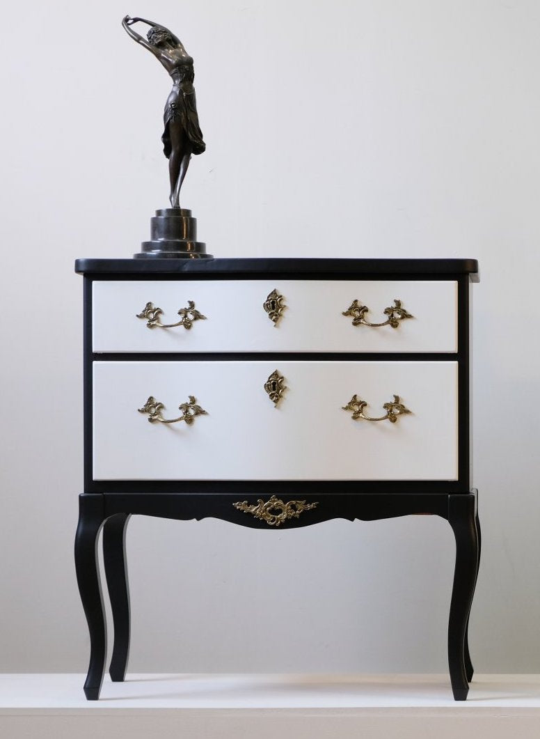 (648) Rococo Bedside Commode