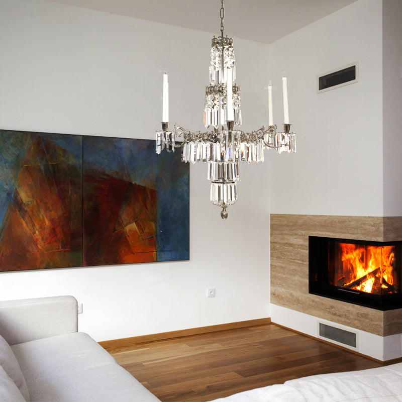 Swedish Crystal Chandelier for living room