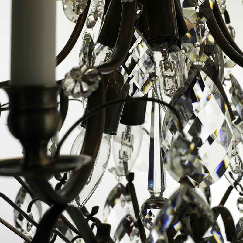 Baroque Chandelier - 6 Arms - close up
