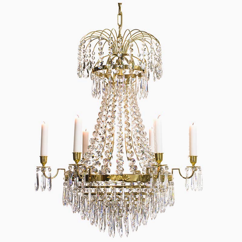 Empire Chandelier - 6 Arms