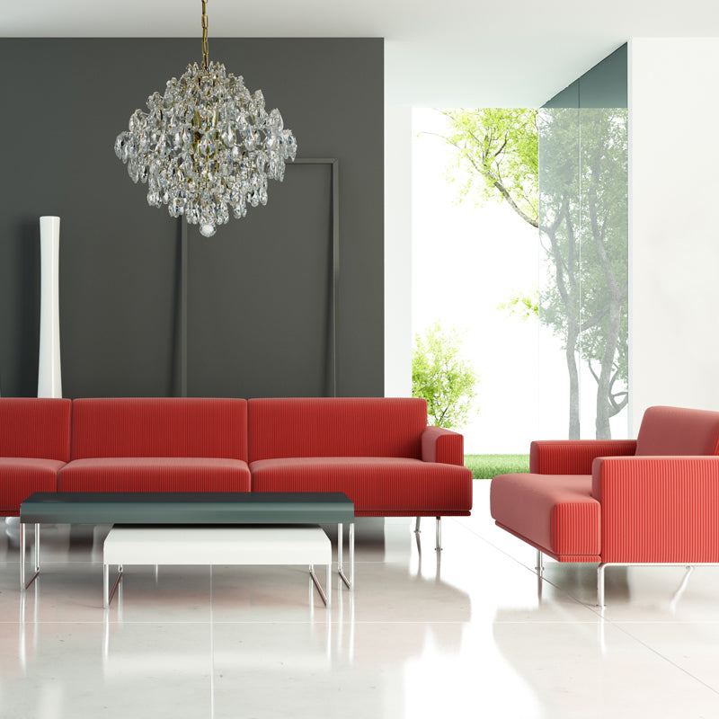 Modern Style Crystal Chandelier - lounge