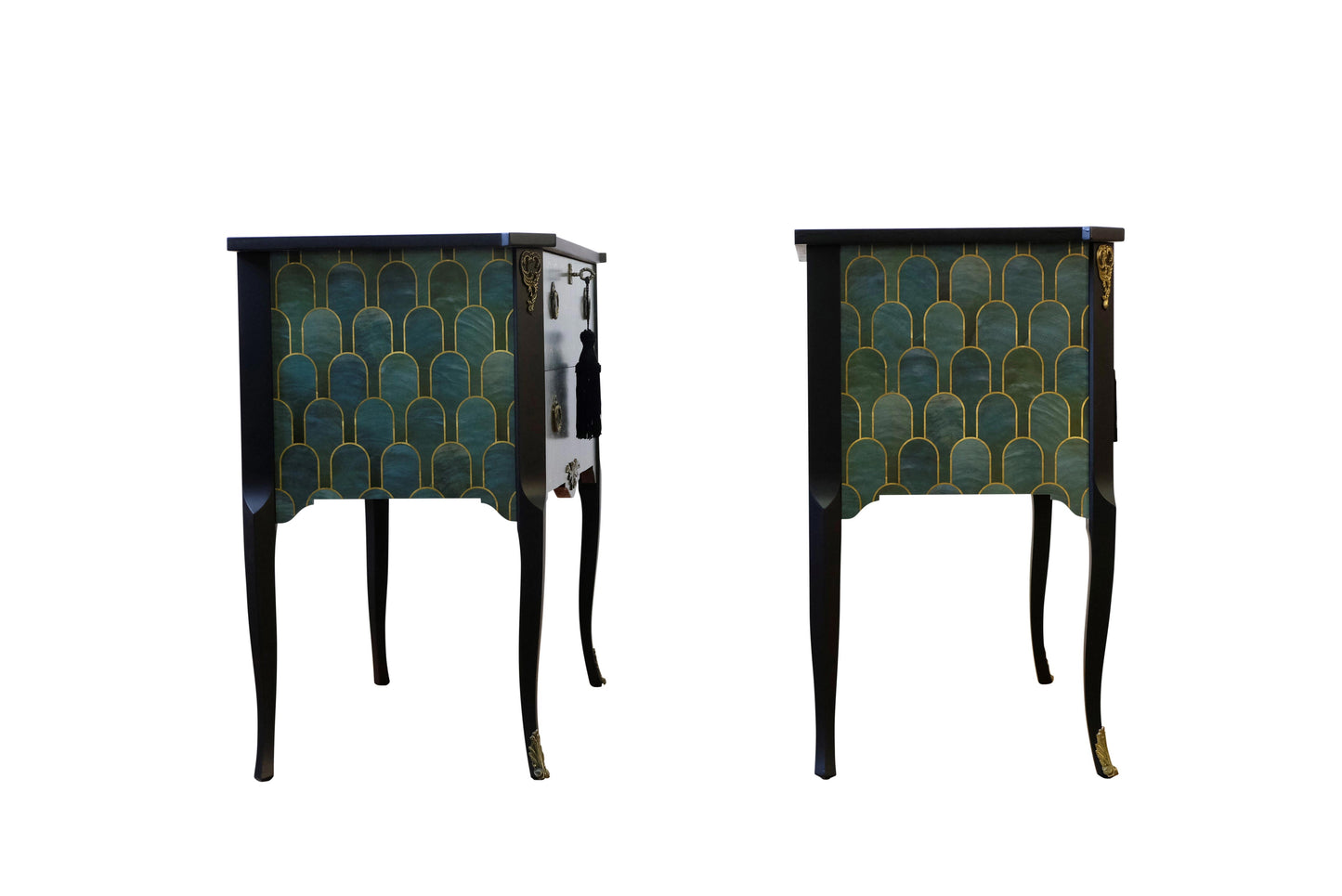 (711-2) Classic Gustavian Louis XV Style Chests
