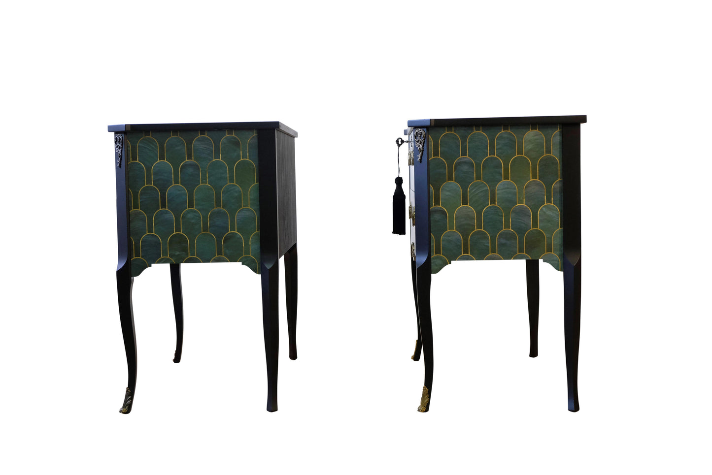 (711-2) Classic Gustavian Louis XV Style Chests