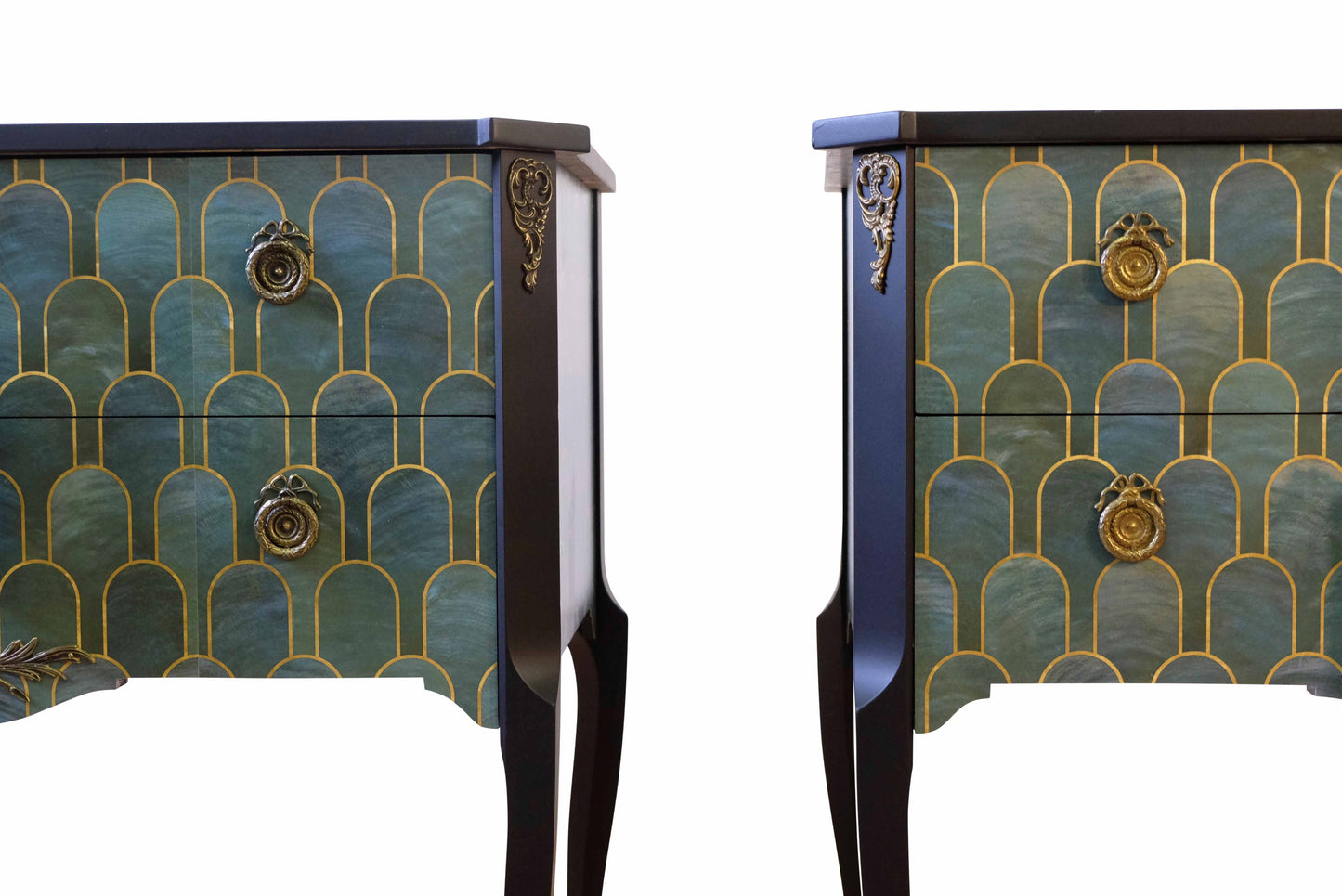(711-2) Classic Gustavian Louis XV Style Chests