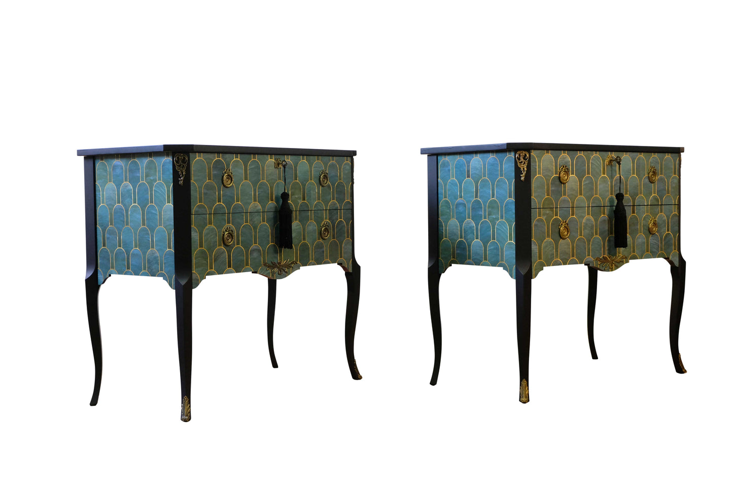 (711-2) Classic Gustavian Louis XV Style Chests
