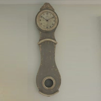 Mora Wall Clock Custom Paint Finish - dark grey