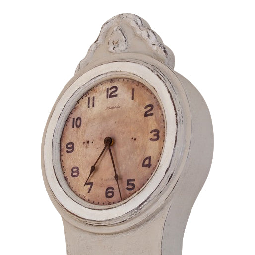 Mora Wall Clock Antique Grey - face detail side